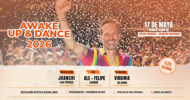 Ale Lacroix presenta Awake Up & Dance 2026 en Buenos Aires con Juanchi Baleirón, Virginia Da Cunha