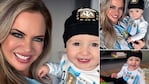 Ale Maglietti y su pequeño hijo Manu disfrutan juntos del primer mundial