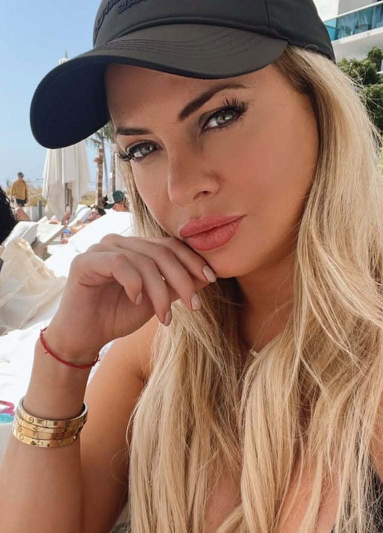 Ale mostró su pancita. Foto: IG | alemaglietti