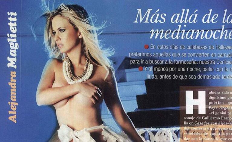 Alejandra Maglietti, de La Cenicienta. (Foto: Paparazzi)