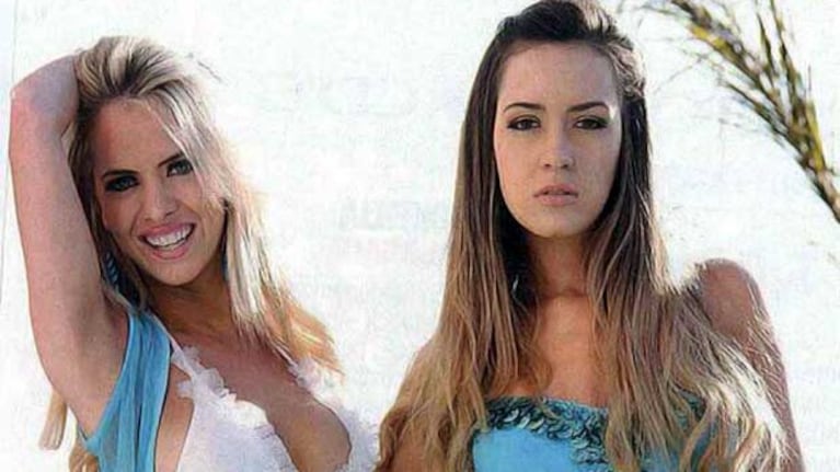 Alejandra Maglietti deslumbrante junto a su hermanita Giuliana. (Foto: Paparazzi)