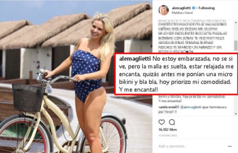Alejandra Maglietti, enamorada en Islas Maldivas con Jonás Gutiérrez y tajante desmentida: "No estoy embarazada" 