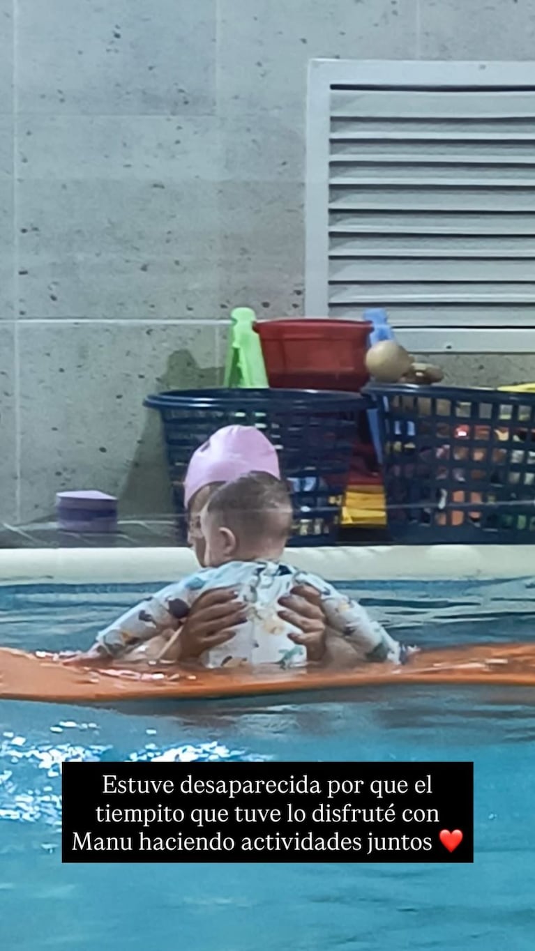 Alejandra Maglietti festejó los siete meses de Manu, su hijo: las fotos | Créditos: Instagram @alemaglietti