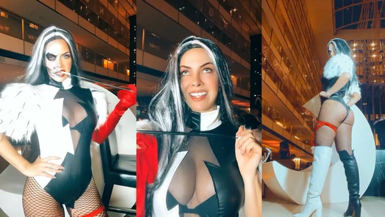 Alejandra Maglietti impactó con su disfraz de Cruella de Vil tras el escándalo con Wanda Nara.