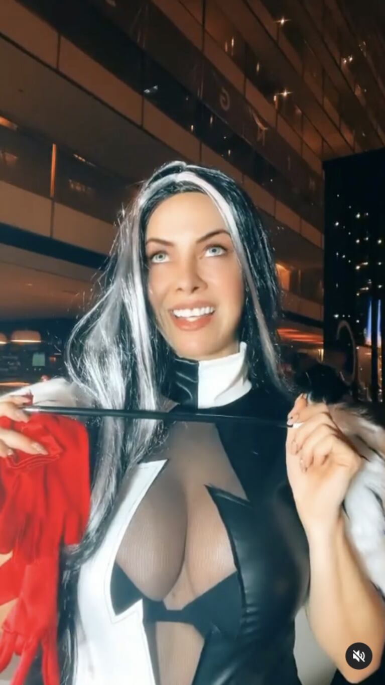 Alejandra Maglietti impactó con su disfraz de Cruella de Vil tras el escándalo con Wanda Nara: "¿No es una bomba?"