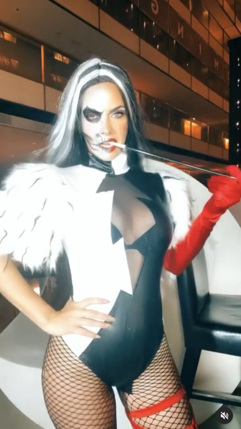 Alejandra Maglietti impactó con su disfraz de Cruella de Vil tras el escándalo con Wanda Nara: "¿No es una bomba?"