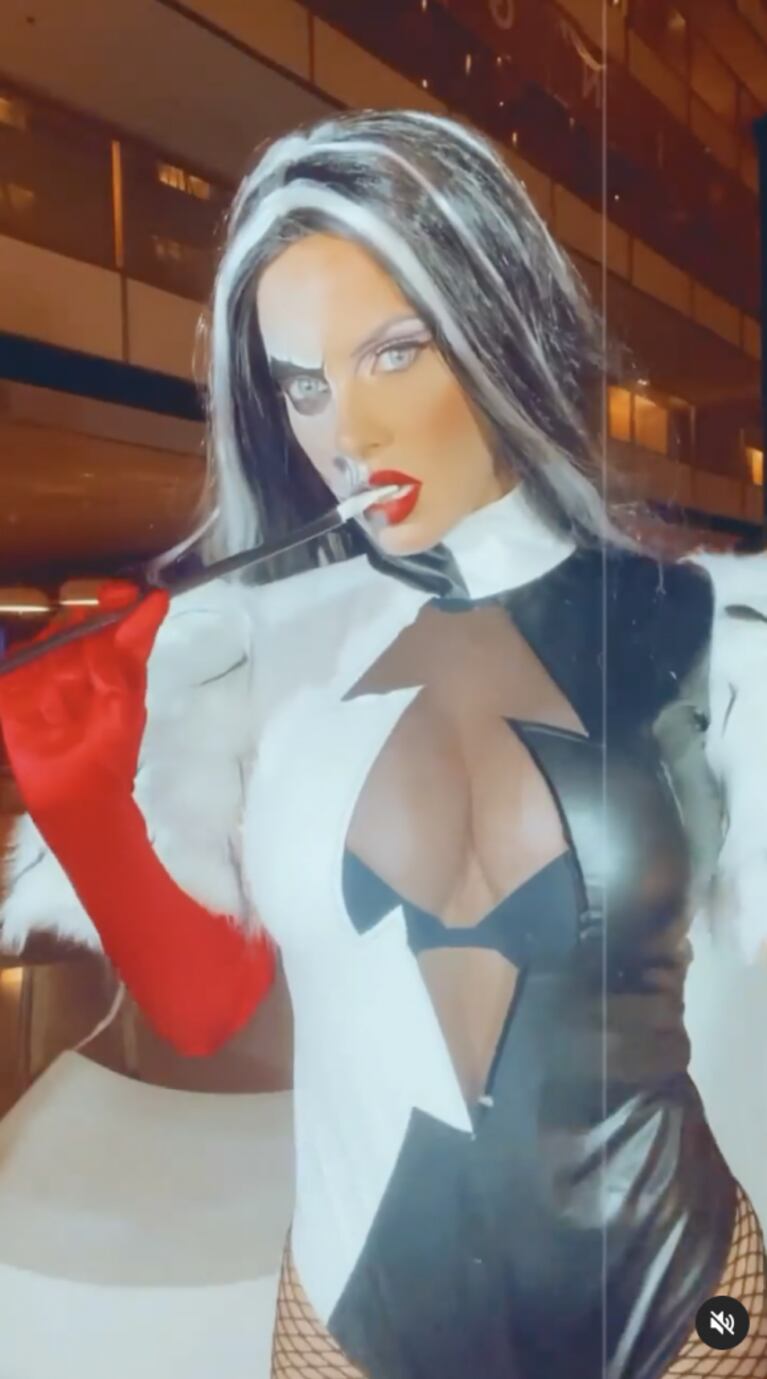 Alejandra Maglietti impactó con su disfraz de Cruella de Vil tras el escándalo con Wanda Nara: "¿No es una bomba?"