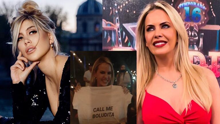 Alejandra Maglietti recibió un divertido regalo por su cumple, inspirado en su cruce con Wanda Nara.
