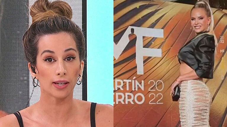 Alejandra Maglietti se cruzó con Estefi Berardi por su sensual look en los Martín Fierro.