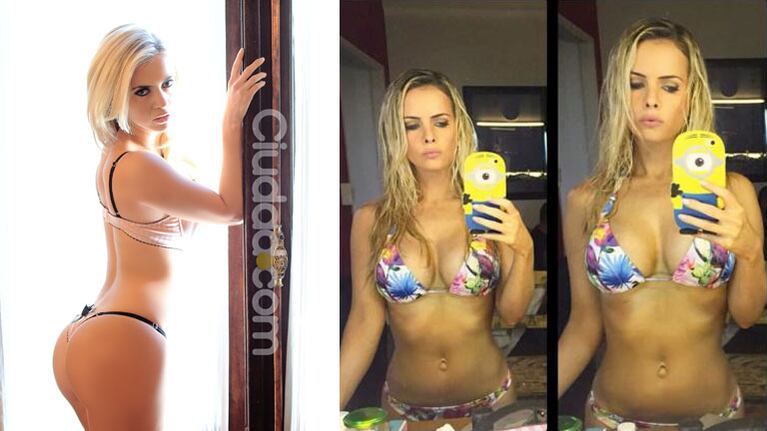 Alejandra Maglietti, sexy en Instagram. (Fotos: Instagram y archivo Ciudad.com)