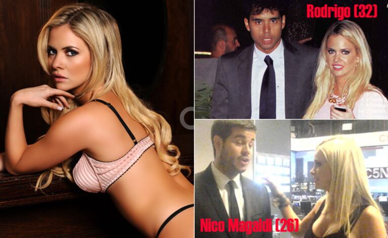 Alejandra Maglietti volvió a salir con un ex (Rodrigo), pero no le cierra la puerta a Nico Magaldi. (Fotos: Ciudad.com y revista Paparazzi)