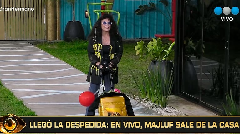 Alejandra Majluf fue eliminada de Gran Hermano (captura de Telefe)