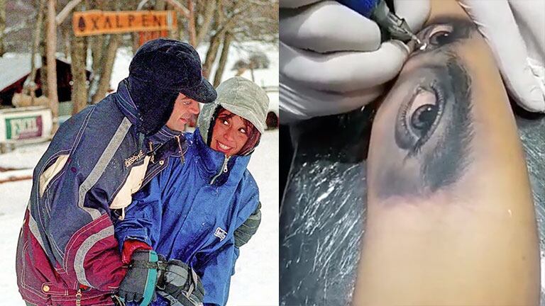 Alejandra se tatuó la mirada de Rodrigo.