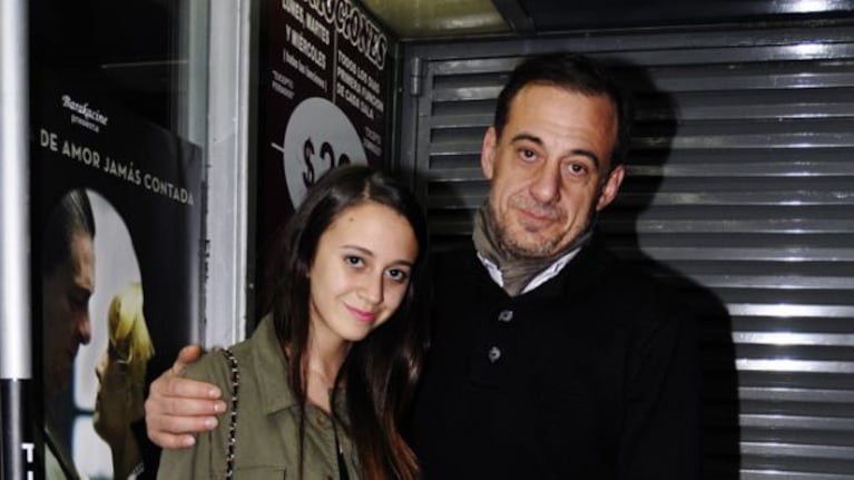 Alejandro Awada y su hija (Foto: Jennifer Rubio)