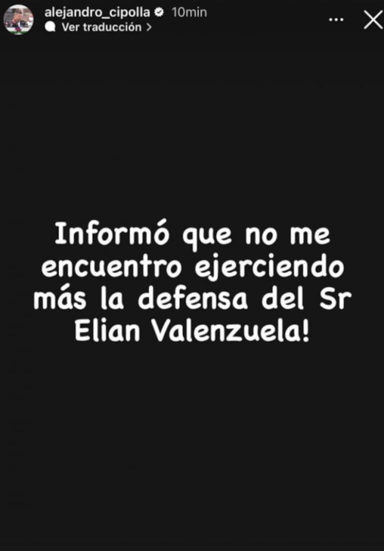 Alejandro Cipolla dejó ser ser el abogado de L-Gante: los picantes motivos