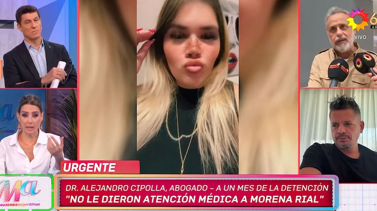 Alejandro Cipolla denunció el descuido hacia Morena Rial en la cárcel (Mujeres Argentinas, eltrece)