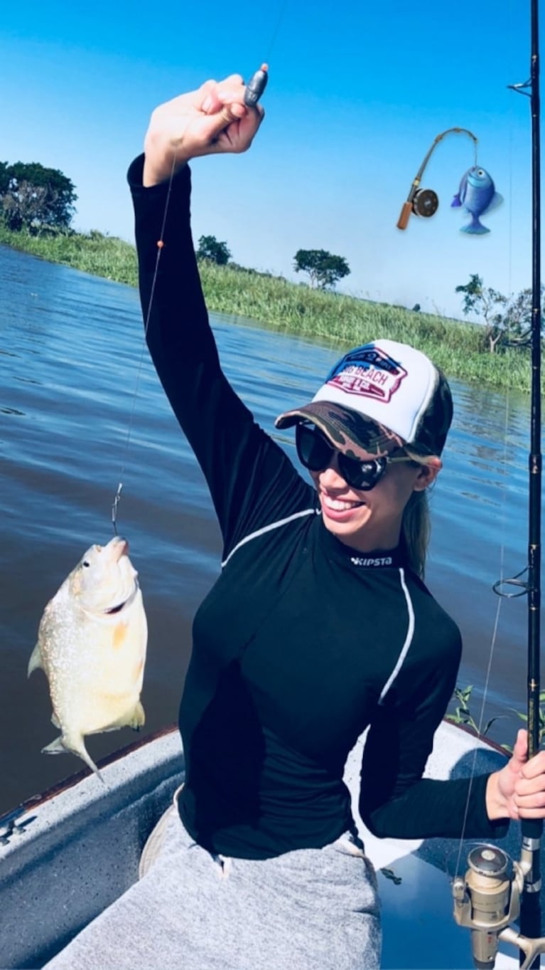 Alejandro Fantino compartió su pasión por la pesca con Conie Mosqueira, ¡y ganaron el plato de comida!