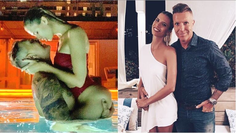 Alejandro Fantino y Conu Mosqueira, súper enamorados en sus vacaciones por las Islas Turcas y Caicos (Fotos: Instagram)