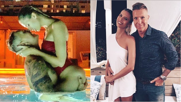 Alejandro Fantino y Conu Mosqueira, súper enamorados en sus vacaciones por las Islas Turcas y Caicos (Fotos: Instagram)