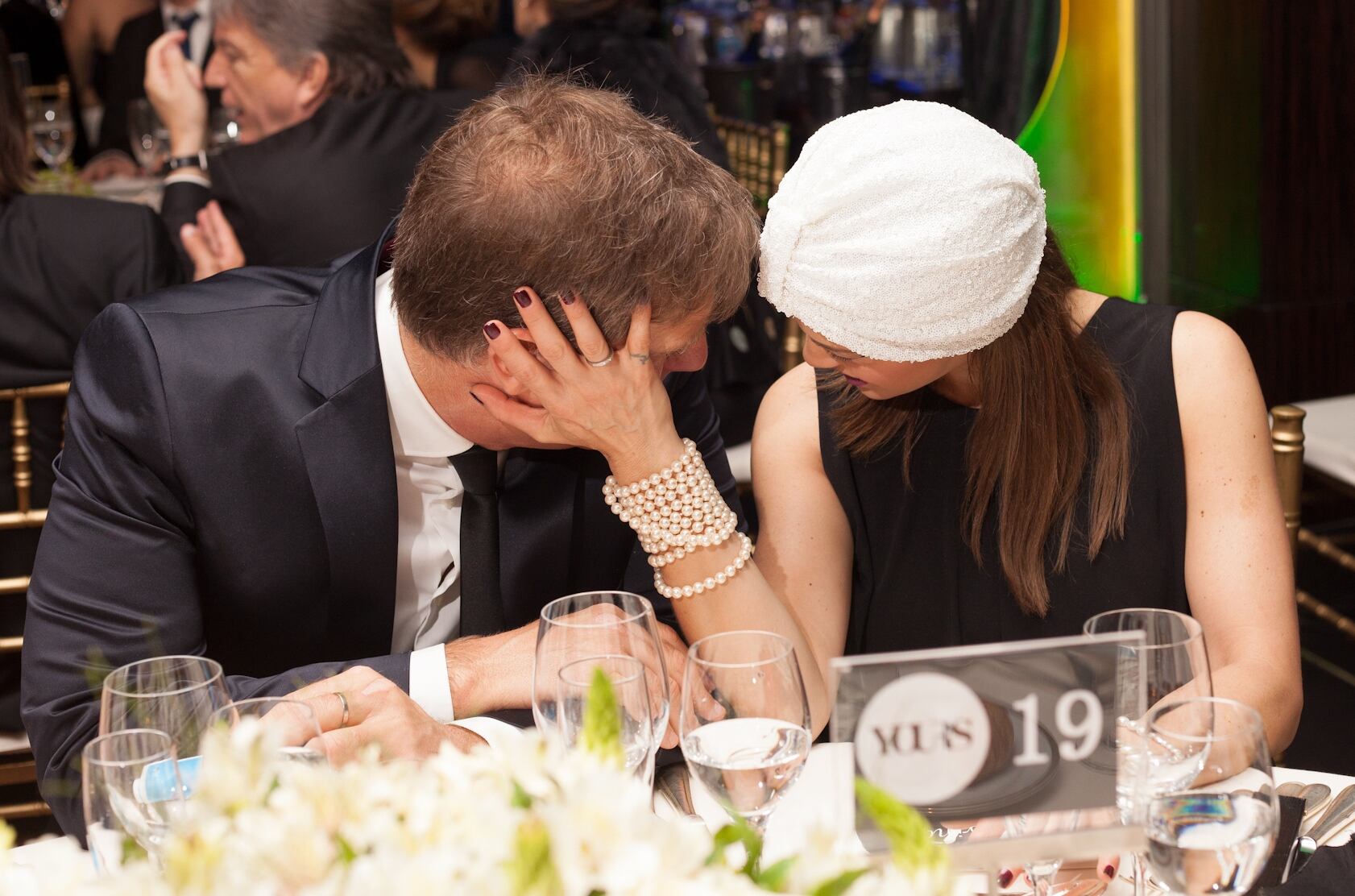 Alejandro Fantino y Miriam Lanzoni en la Gala de HSBC y Four Seasons a beneficio de Unicef. (Foto: Grupo Mass)