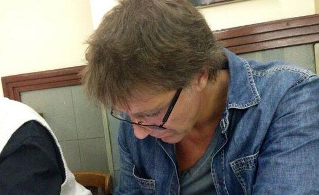 Alejandro Fantino y su "look 40 años", según sus propias palabras. (Foto: Twitter @fantinofantino)