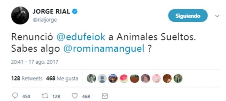 Alejandro Fantino y un picantísimo cruce con Jorge Rial: "Veo que te preocupa mi vida desde siempre; no soy cinturón negro de Twitter, acá ganás vos"