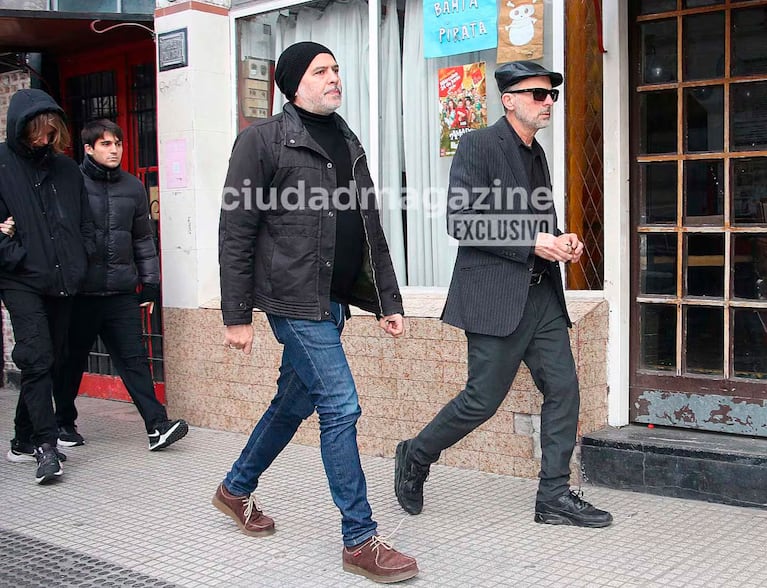 Alejandro Guyot fue a despedir a Ernestina Pais (Foto Movilpress)