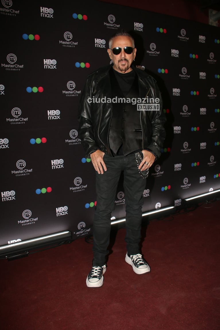 Alejandro Lerner en el estreno de Masterchef Celebrity (Foto: Movilpress).