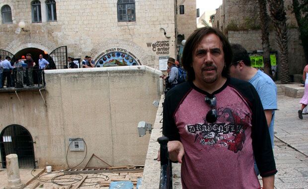 Alejandro Lerner recorrió Israel. 