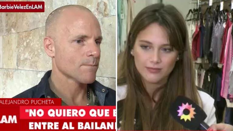 Alejandro Pucheta no quiere que su hija, Barby Vélez, vaya al Bailando. (Foto: TV)