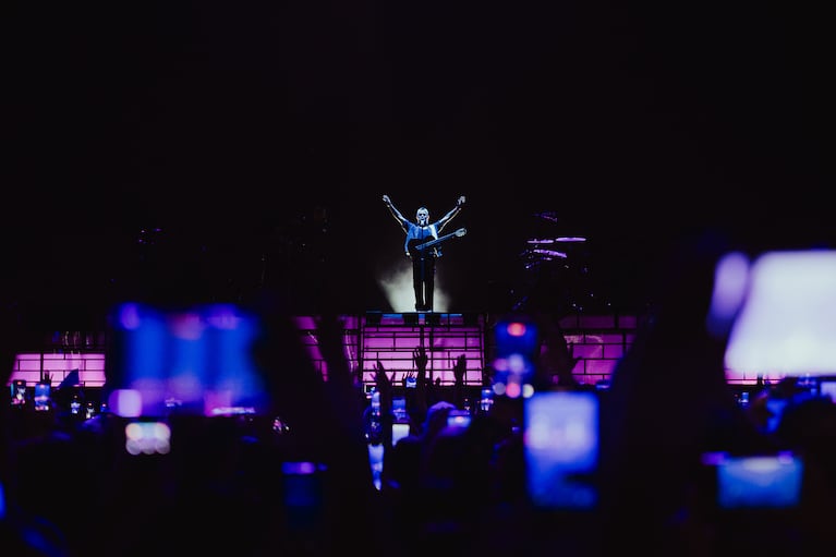 Alejandro Sanz en el Campo Argentino de Polo