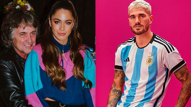 Alejandro Stoessel, indignado por un comentario en contra de Tini sobre Rodrigo de Paul y el Mundial Qatar 2022.
