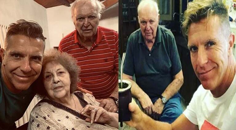 Alejandro viajó a San Vicente para estar cerca de su papá.