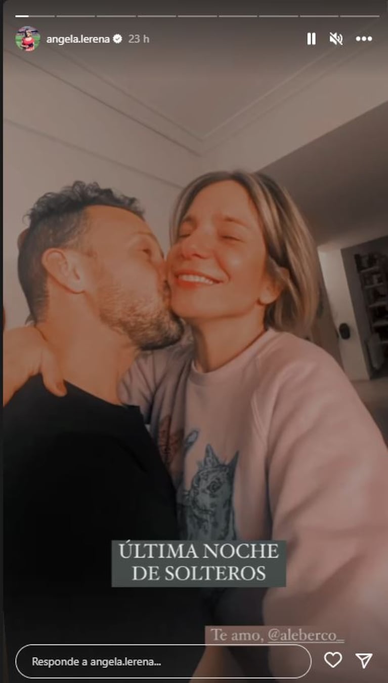 Alejandro y Ángela (captura Instagram)