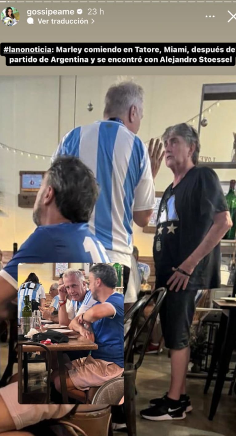 Alejandro y Marley reflexionaron sobre el triunfo de Argentina tras el partido.
