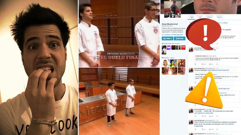 Alejo de MasterChef y su divertida reacción luego de que se pospusiera la gran final. (Foto: Web)