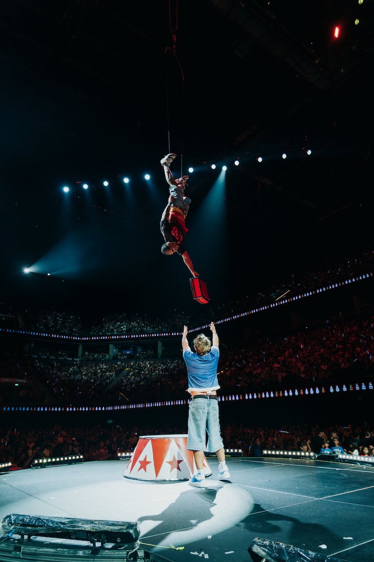 Alejo Igoa arrasó en vivo en el Movistar Arena . Ph: Cortesía Dale Play Live