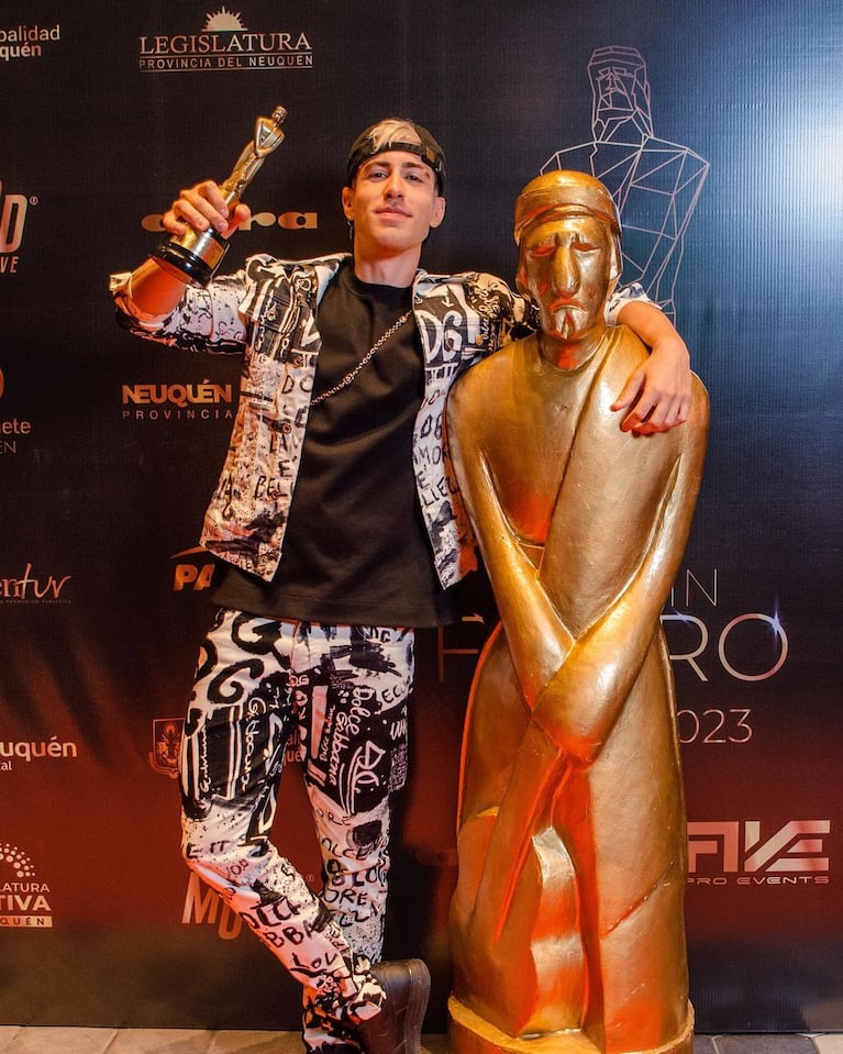 Alejo Igoa, ganador del Martín Fierro Digital (Instagram)