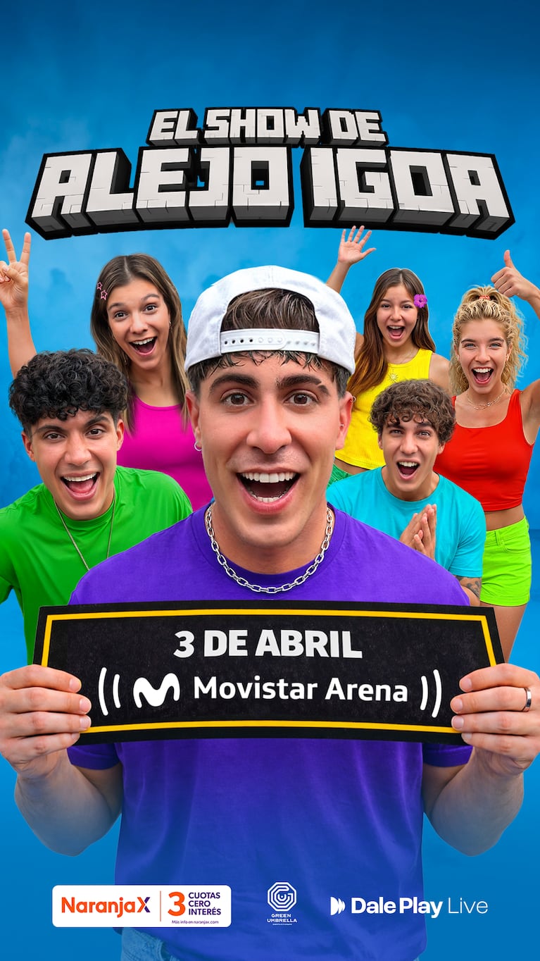 Alejo Igoa llega al Movistar Arena con un show inmersivo: fecha, entradas y todo lo que tenés que saber