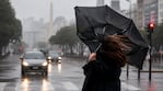Alerta amarilla por vientos fuertes y lluvias en CABA (foto IA)