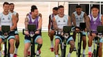 Alerta en la Selección Argentina: el humo amenaza el entrenamiento. Foto de Instagram @leomessi