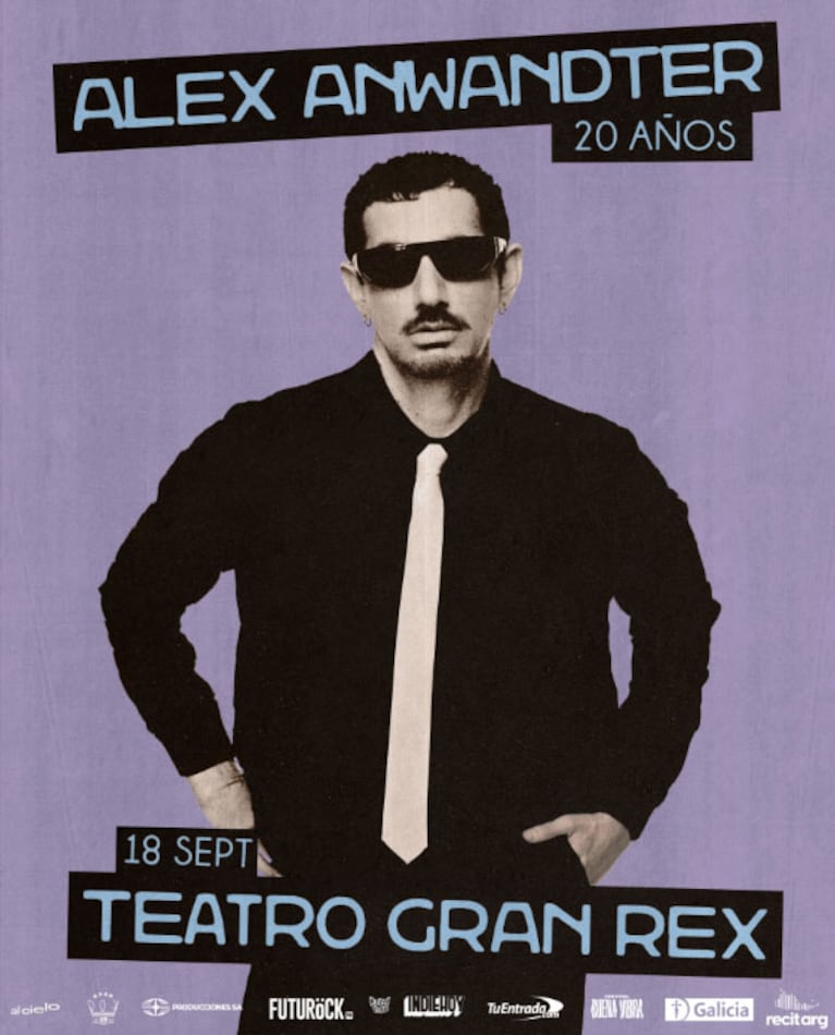 Alex Anwandter celebra 20 años de carrera con un show único en el Teatro Gran Rex (Foto de prensa)
