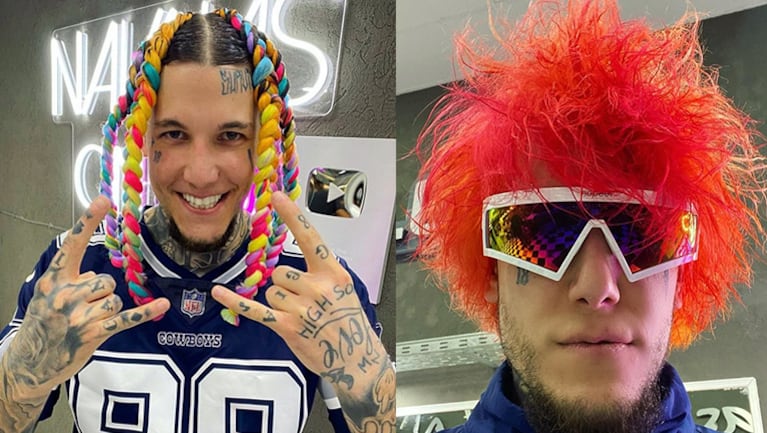 Alex cambió drásticamente su look.