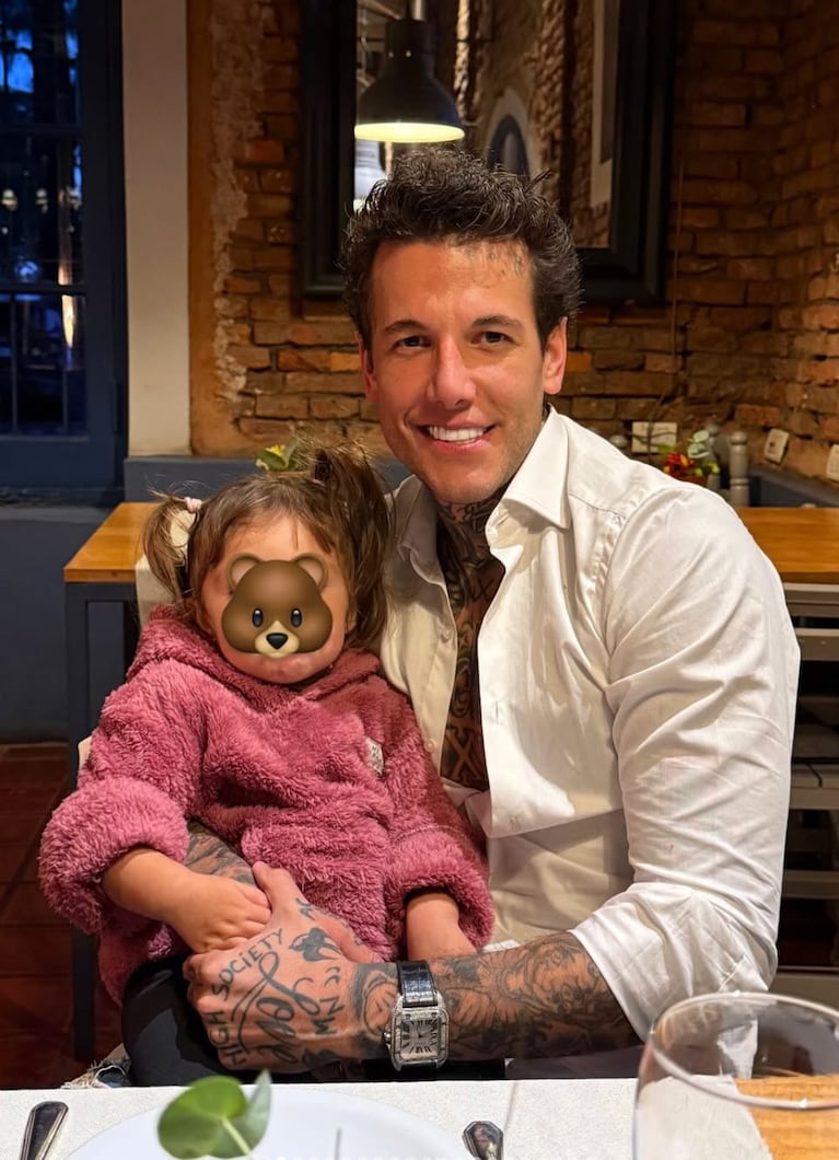 Alex Caniggia con su hija, Venezia (Foto: IG @alexcaniggia)