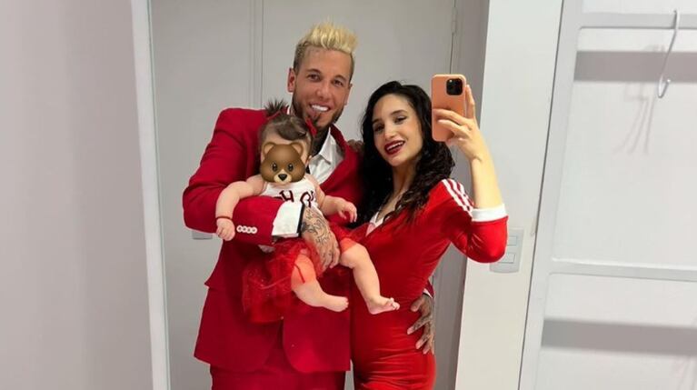 Alex Caniggia, Melody Luz y Venezia (Foto: Instagram / melodyluz)