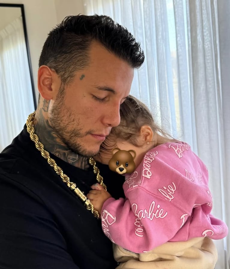 Alex Caniggia mostró a su hija Venezia. Foto: IG | alexcaniggia