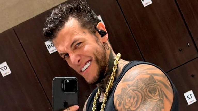 Alex Caniggia mostró su cambio físico. Foto: IG | alexcaniggia