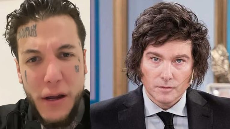 Alex Caniggia reveló que apoya a Javier Milei tras las PASO.