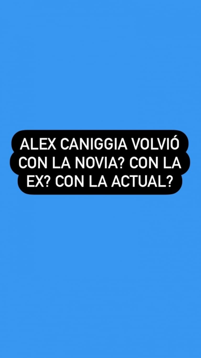 Alex Caniggia se habría reconciliado en secreto con Macarena Herrera.... ¡y un canje en redes los delató!
