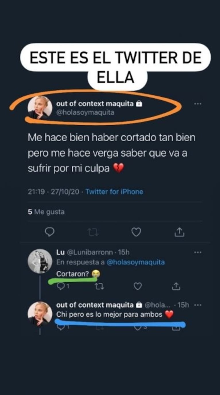 Alex Caniggia se habría reconciliado en secreto con Macarena Herrera.... ¡y un canje en redes los delató!